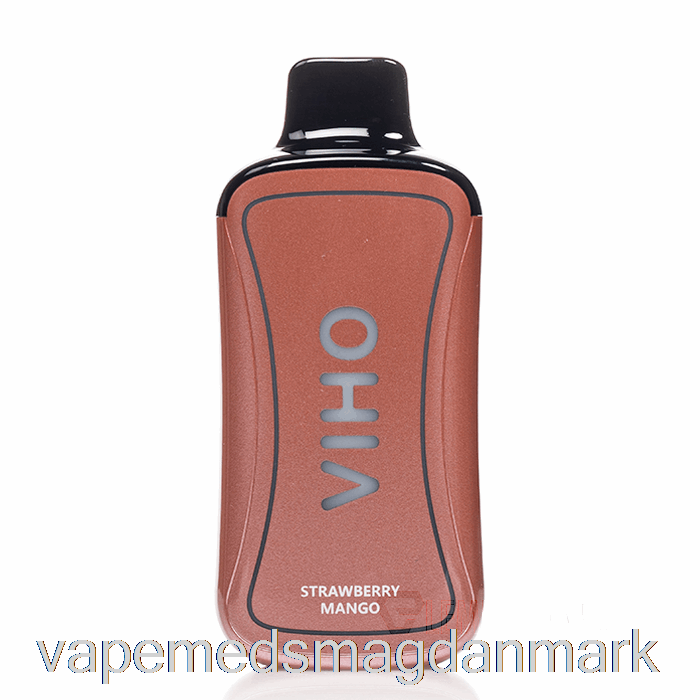 Vape Juice Viho Supercharge 20000 Engangs Jordbær Mango